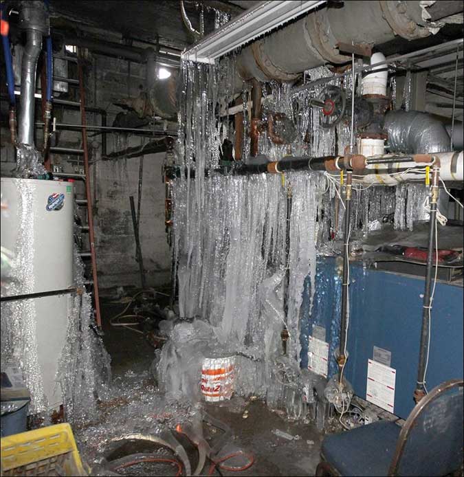Pipes Freeze Mold Solutions Inspections, Sink In Garage Freeze