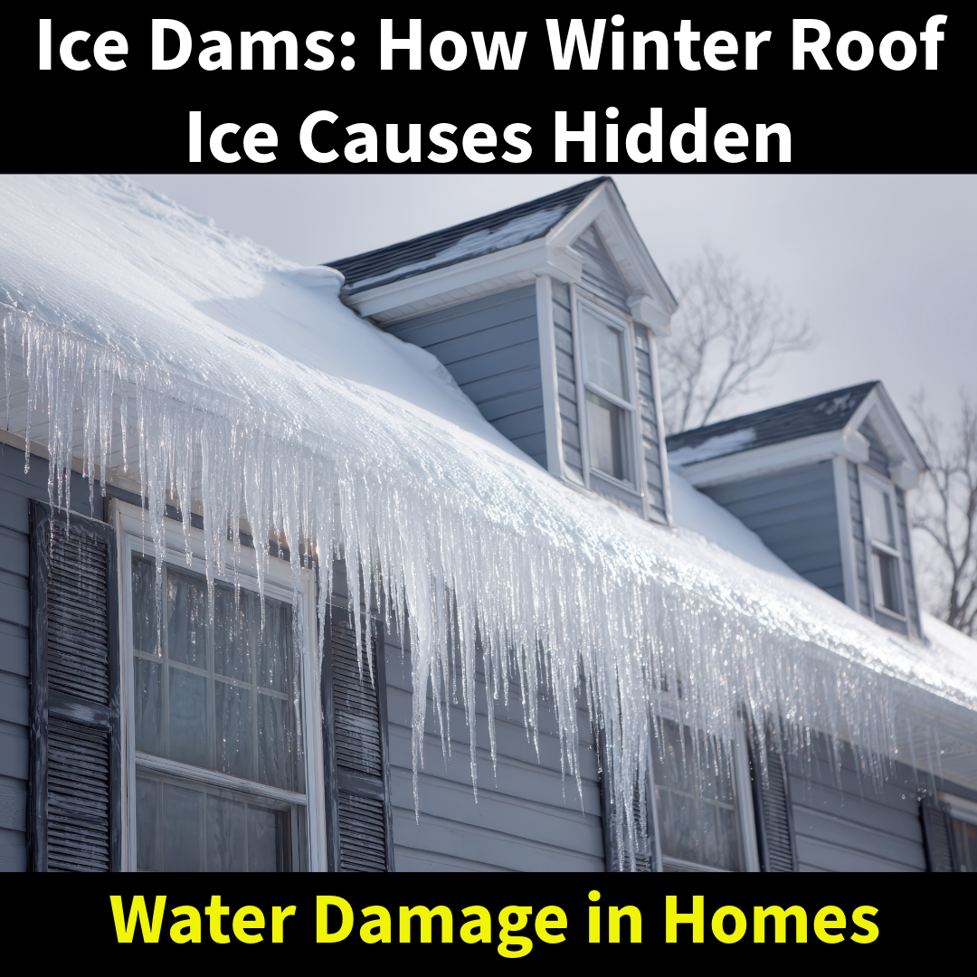Ice Dams: How Winter Roof Ice Causes Hidden Water Damage in Homes