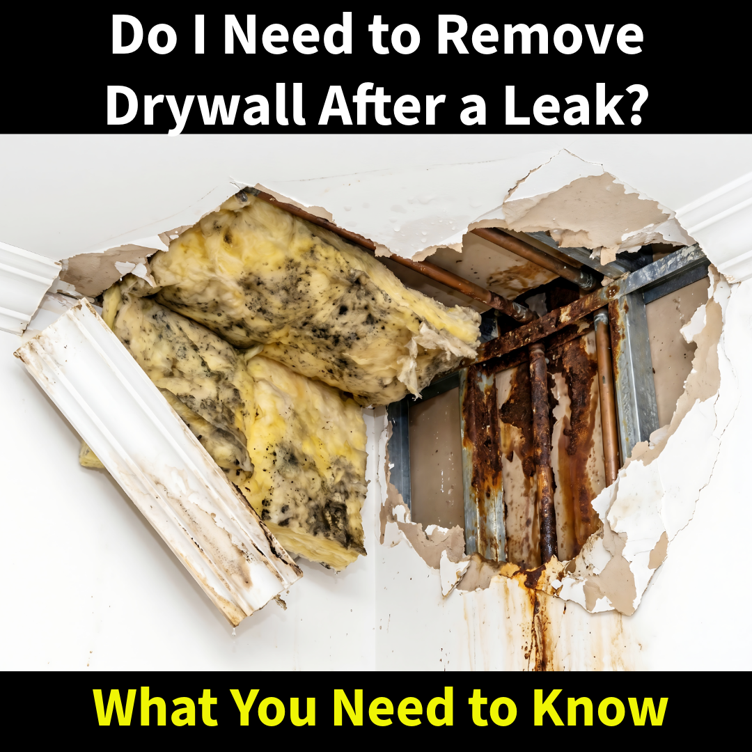 Do I Need to Remove Drywall After a Leak